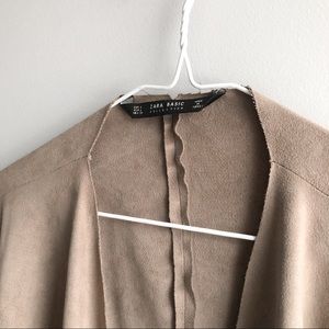 ZARA Faux Suede Blazer